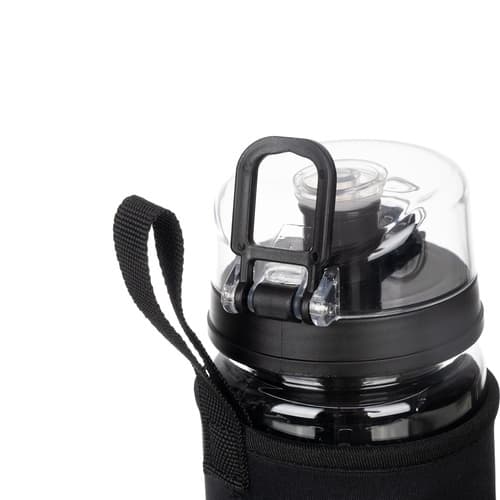 Vattenflaska med infuser fruktinsats 1L Svart