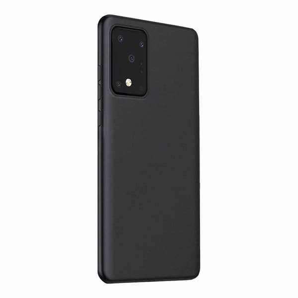 Tyndt sort Galaxy S20 Plus cover mobilcover 1mm TPU sort black