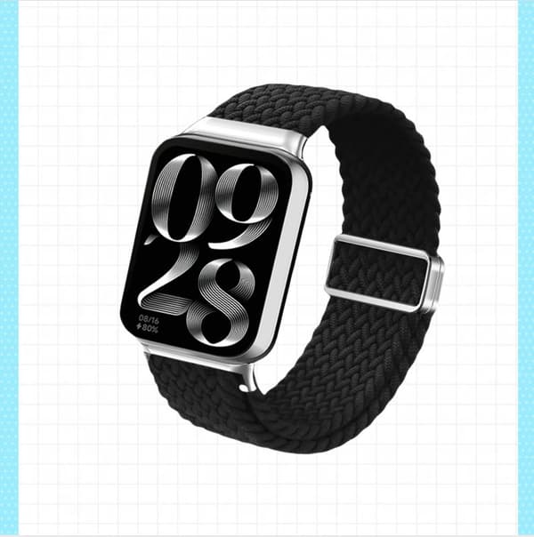 Xiaomi Smart Band flettet rem i obsidian sort nylon Xiaomi 9 Pro
