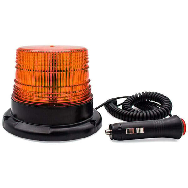 12V LED Trådløs Strobelys Magnetisk Blinkende Varsellys (Oransje)
