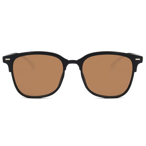 Sorte Clubmaster Solbriller Brune Linser brown