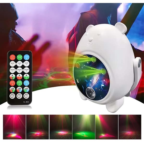 3D RGB LED Laserprojektor Partylampa