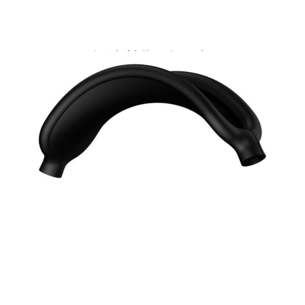 AirPods Max 2 silikoneetui 4-delt sæt — Blød berøring, ridsefast, vaskbart cover kompatibelt med Apple AirPods Max 2 sort Black