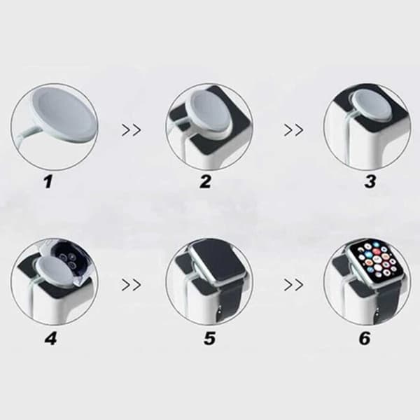 Apple Watch -latausteline valkoinen white