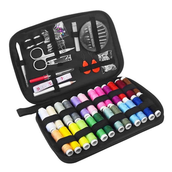 Ompelusetti - 24 langan väriä - 90 osaa - Paljon tarvikkeita monivärinen multicolor