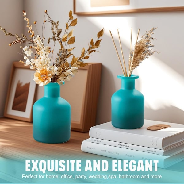 150 ml 5 oz tomma glasdiffuserflaskor påfyllningsbara aromaterapibehållare för eteriska oljor DIY hemdoftset (endast flaska)