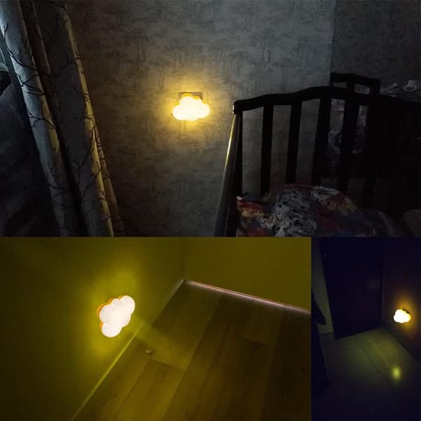 2-pakning LED Sky Nattlys Plugg Varmt Lys