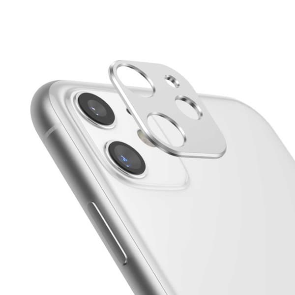 iPhone 11 Linsebeskyttelse til Kamera Kameralinse Sølv silver
