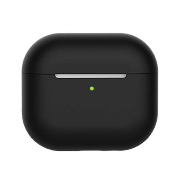 AirPods 3 -kotelo iskunkestävä suojakotelo silikoni musta musta black