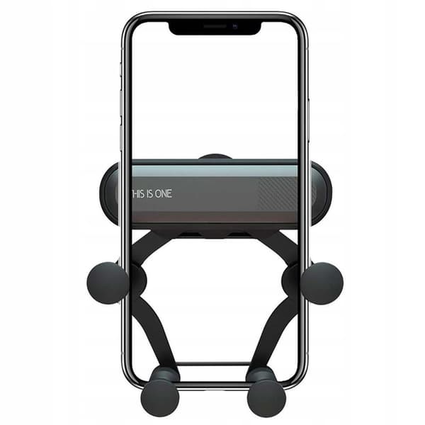 Mobiltelefonholder til bilens luftventil sort black
