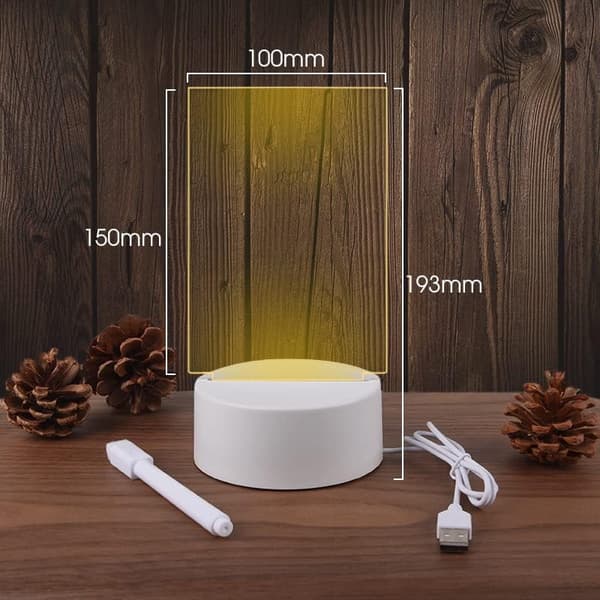 LED-notattavle, inspirerende gave til mamma, venner, datter, søster, gaveidé til bursdager og jul til mamma