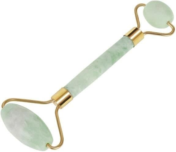 Äkta Jade Natursten Gua Sha och Roller grön green