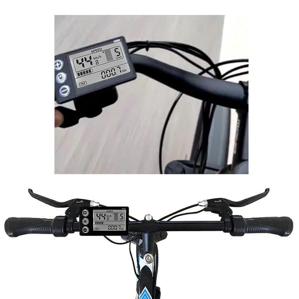 Nyt LCD-display til elcykel 24V/36V/48V Display Elcykel Elcykel