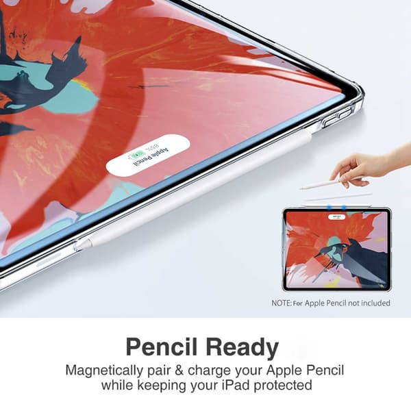 Läpinäkyvä TPU-kotelo iPad Pro 12.9\" Kotelo Läpinäkyvä transparent