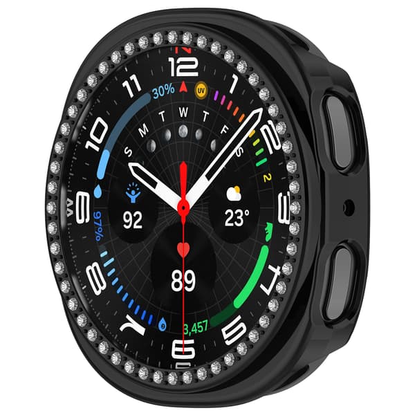 Stilig deksel til Samsung Galaxy Watch8 40mm Svart Black