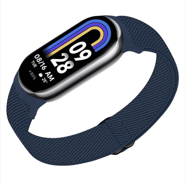 Elastisk nylonrem til Xiaomi 8/9 (14mm) Blå Blue