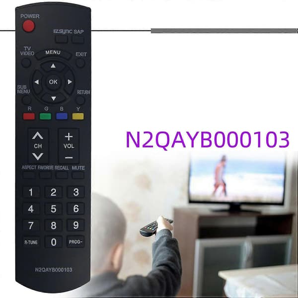 N2QAYB000103 Ersättningsfjärrkontroll för Panasonic TV AAA Batteridriven