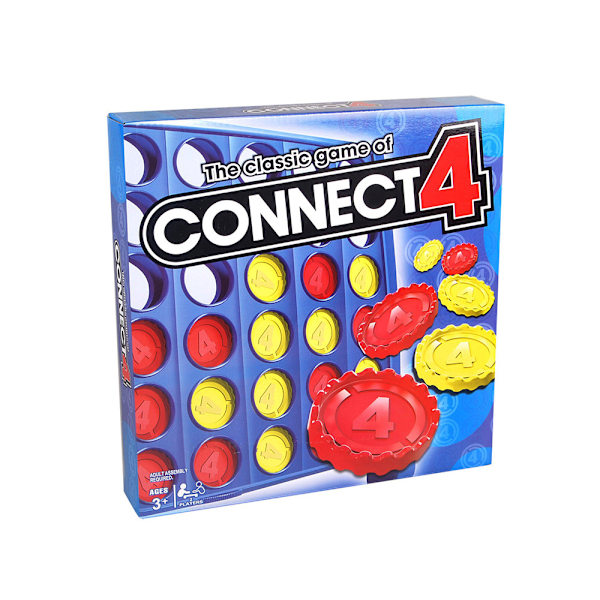 Det klassiska spelet Connect 4 Strategispel; 2 spel för barn från 6 år; 4 i rad