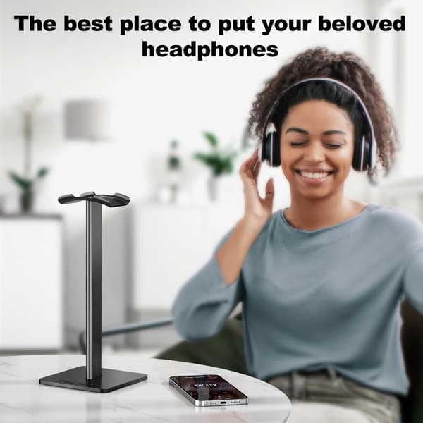Hovedtelefonholder Hovedtelefonstativ Universal Aluminium Gaming Headset Holder