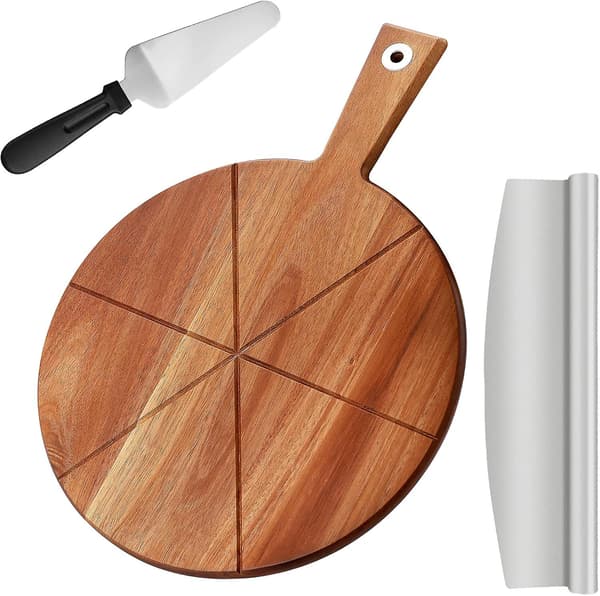Akasie Tre Pizza Brett Sett (30 cm)