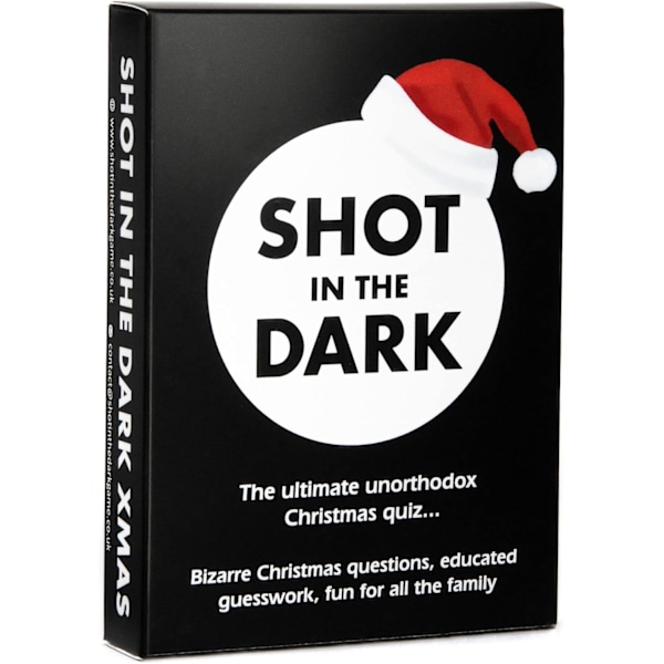 Shot in the Dark: Julquizutgåva | 2+ spelare | Vuxna & Barn | Perfekt julklapp att stoppa i strumpan