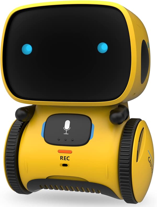 Interaktive Smart Robot Legetøj, Intelligent Robot Legetøj til Børn, Piger og Drenge Robotlegetøj 3 År og Op, Stemmestyring