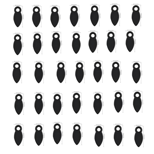 Bilderammeklips (50 stk) Svart Black