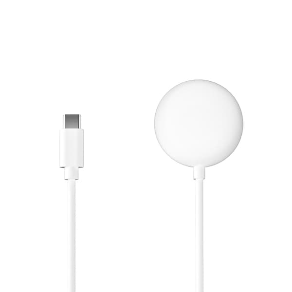 Google Pixel Watch-lader, magnetisk ladekabel for Pixel Watch 1. generasjon hvit White