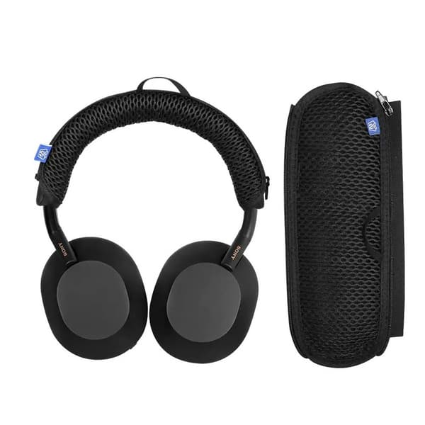 Hovedbøjlebetræk til Sony WH-1000XM5 hovedtelefoner sort