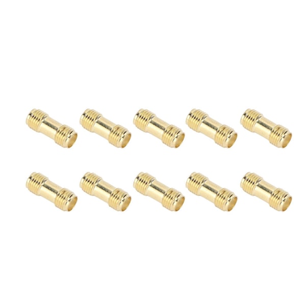 10 st RF Koaxialkabeladapter SMAKK Hona till Hona Koaxlinjekontakt Set Kit