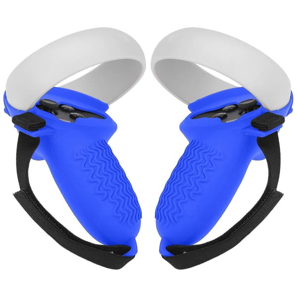 Silikoneetui Kompatibelt med Oculus Quest 2 Controller, Tilbehør Skridsikkert, Med Justerbar Håndrem