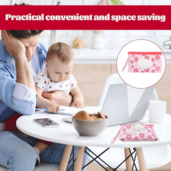 Babyvåtservettshållare, 2 st Återanvändbara Våtservettsfodral, Babyvåtservettshållare, Våtservettshållare för Resor, Våtservettsdispenserlåda