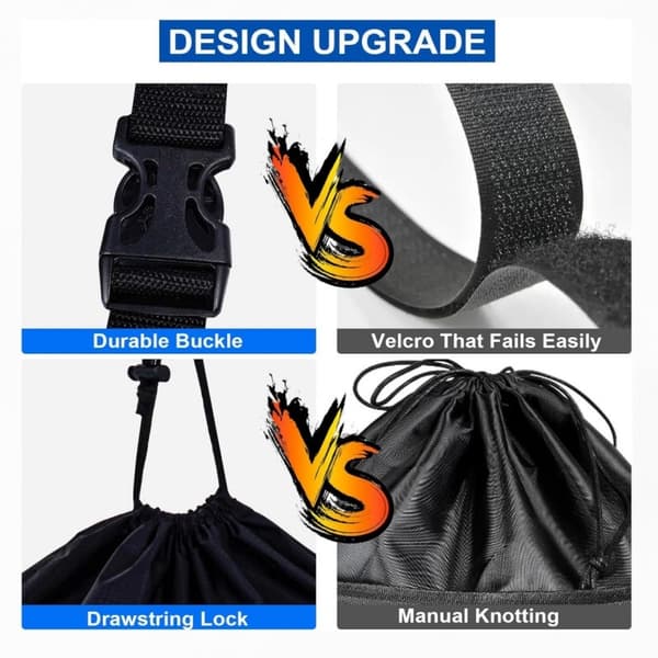 Golfvogn Opbevaringstaske - Oxford Stof & Mesh Organizer