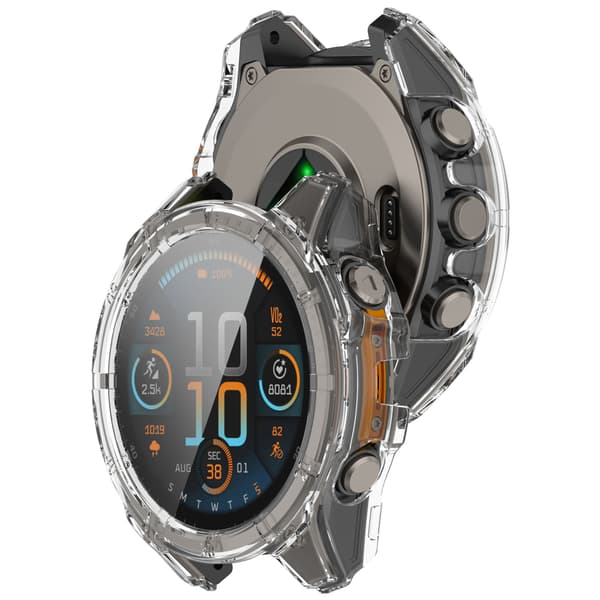 Älykellon kotelo Garmin Fenix 8 Solar Transparent 47MM Läpinäkyvä 47MM Transparent