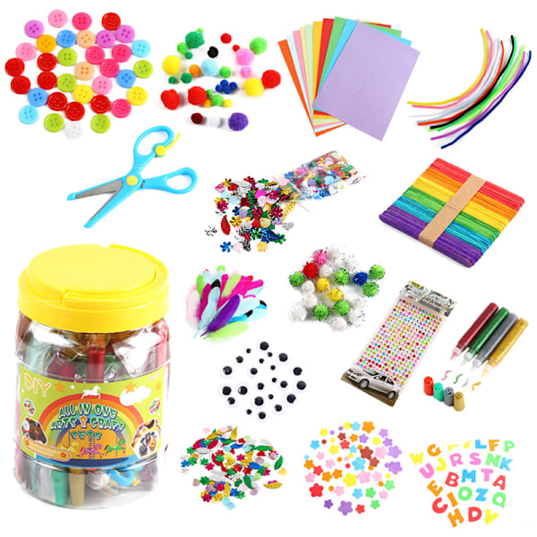 Piprensare Hantverk Bulk, Leksaker & Spel Presenter för Barn, 200 st Konst & Hantverk, Chenillepinnar Konstmaterial för Projekt Kreativa DIY Rumsdekorationer