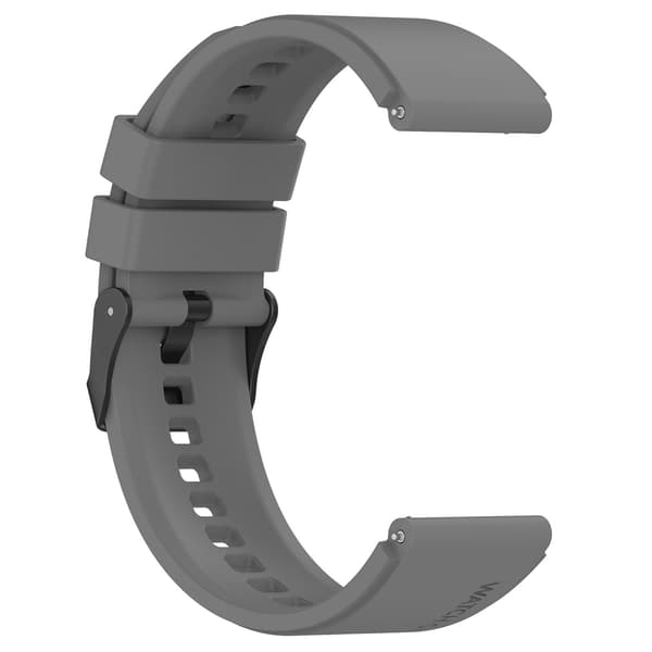 Yleiskäyttöinen yhteensopiva kellonranneke - 22 mm harmaa Grey
