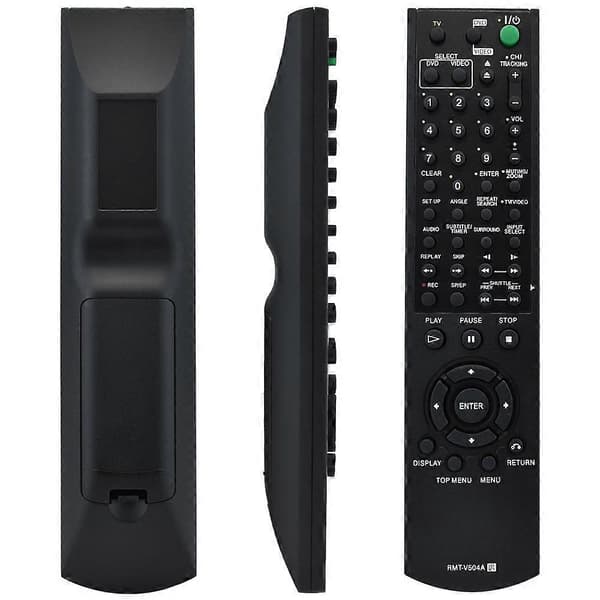 Typ A RMT-V504A Kontroll för Sony DVD Plast Ersättningsfjärrkontroll