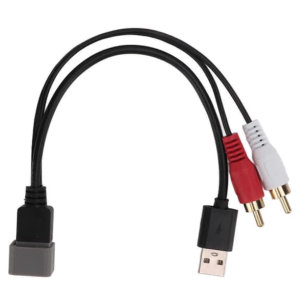 Bilradio Adapter Kabel MP3 Input Audio Konvertering Ekstra Ledning Erstatning for Nissan