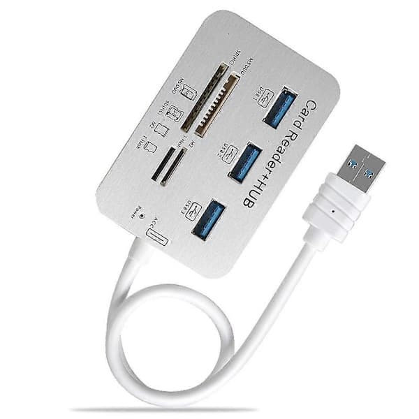 USB HUB 3.0 USB-splitter 3 porter Extensor Multi USB-utvidelse Multiple 3 0 Hub SD-kortleser USB3.