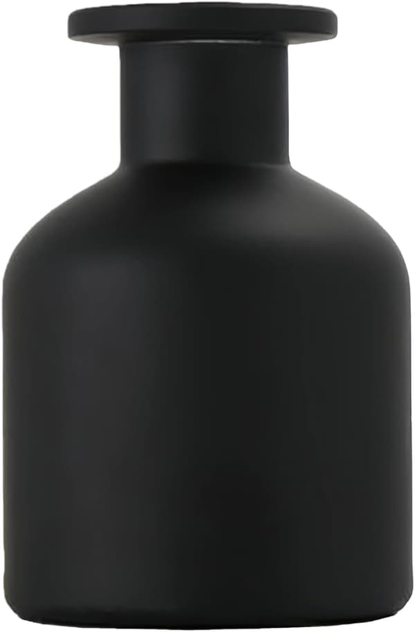 150 ml svart glassdiffuserflaske, aromadiffuser, DIY erstatningssett for duftpinner, essensielle oljer håndverk dekor