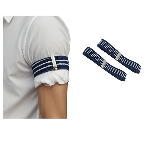 Elastiske armbånd - Justerbare armbånd for menn og kvinner Blå