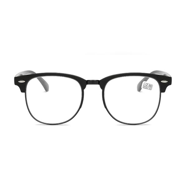 Sorte Clubmaster Læsebriller Styrke 2.0 Briller sort black