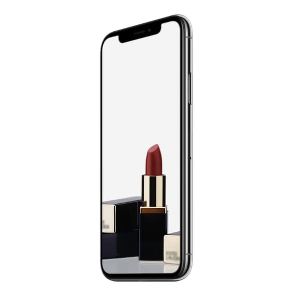 iPhone XS Max Full Coverage Mirror HD Skärmskydd silver