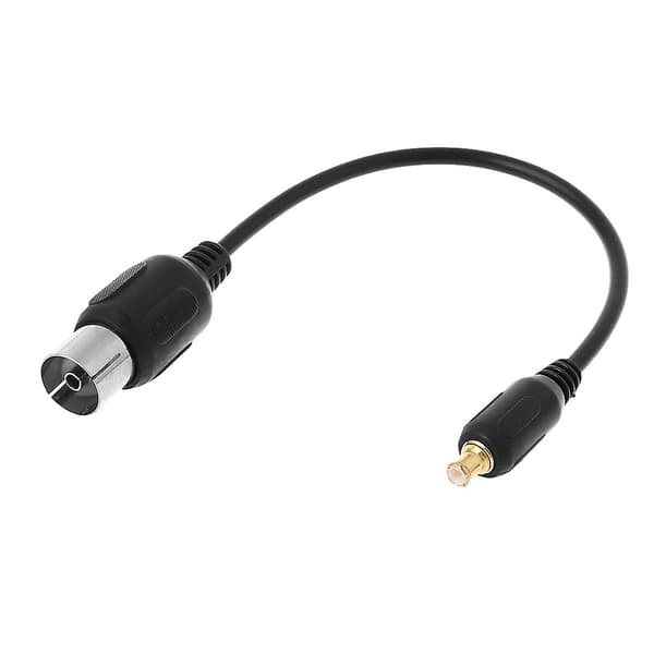 1 kpl 13 cm pituinen RF-koaksiaalinen adapterikaapeli TV IEC naaras - MCX uros