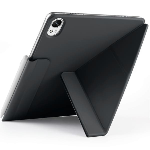 Til Huawei MatePad 11.5 S Etui PC+PU Læder Origami Stand Magnetisk Tablet Cover - Sort