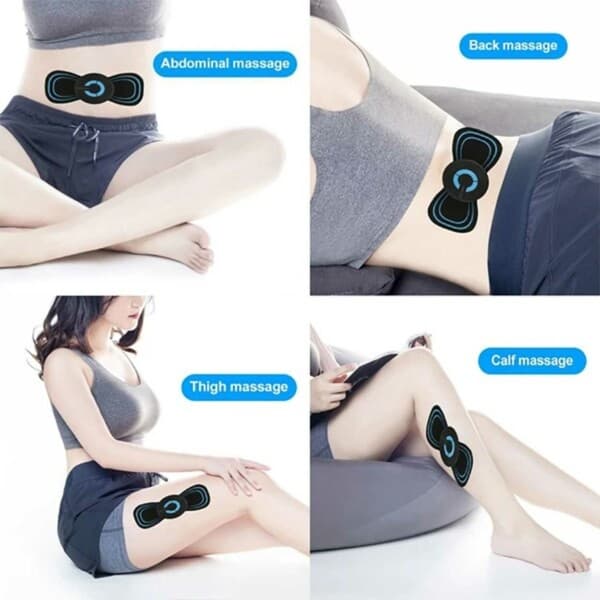 Elektrisk halsmassage Skuldermassage EMS - Cervikal massager sort black
