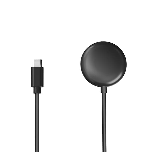 Google Pixel Watch-lader, magnetisk ladekabel for Pixel Watch 1. generasjon svart Black