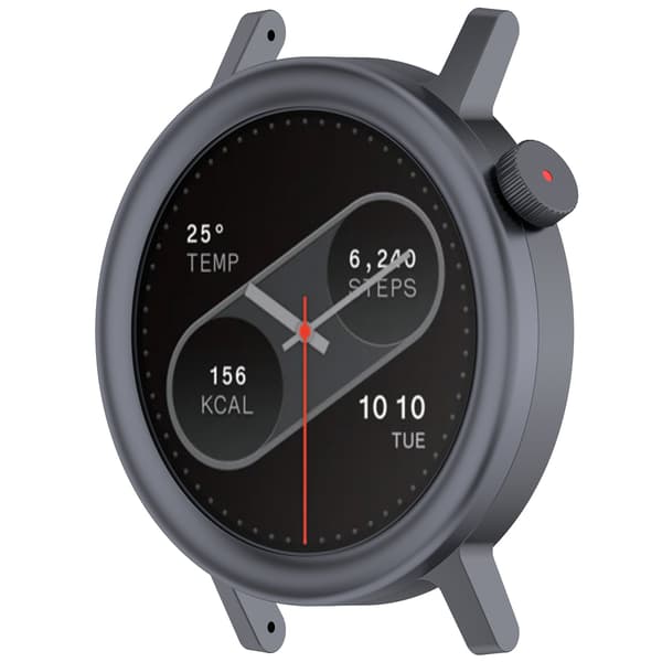 CMF Watch Pro 2 Metallram + Skärmskydd i Härdat Glas Set Silver - Skydda din smartklocka med stil och precision Grå Grey