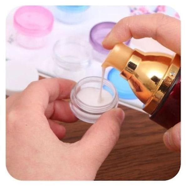 5 Oppbevaringskrukker 10ml Transparent
