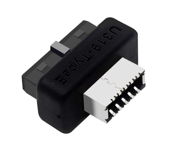 Bundkortadapter 19p / 20p til Type E Kabinet Front Type C Stik Computertilbehør PH73S